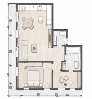 Novogradnja kod hotela Mar, 73m2 ID#25589