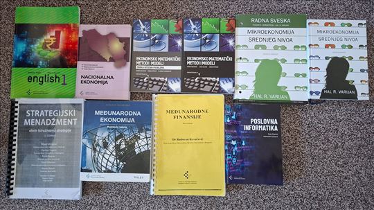 Knjige za drugu godinu Ekonomskog fakulteta