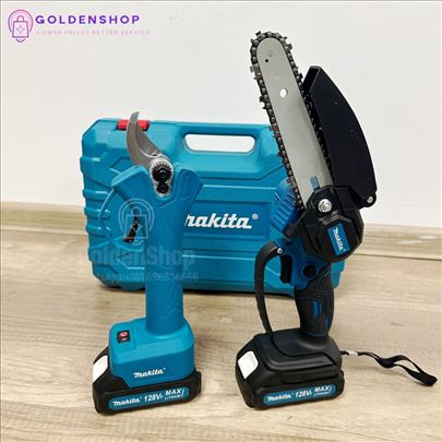 2U1 makita 128VAku testera i makaze aku testera i