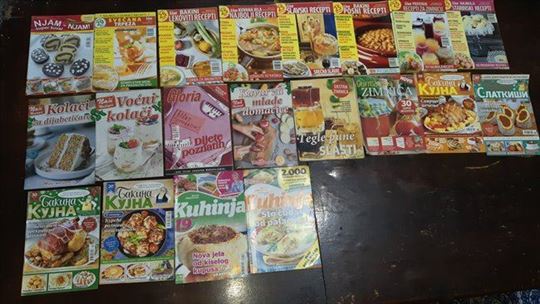 Razni casopisi o kuvanju 20 komada