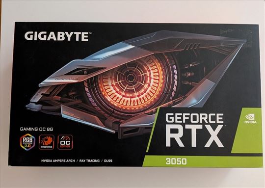 Graficka karta Gigabyte RTX 3050 Gaming OC 8GB