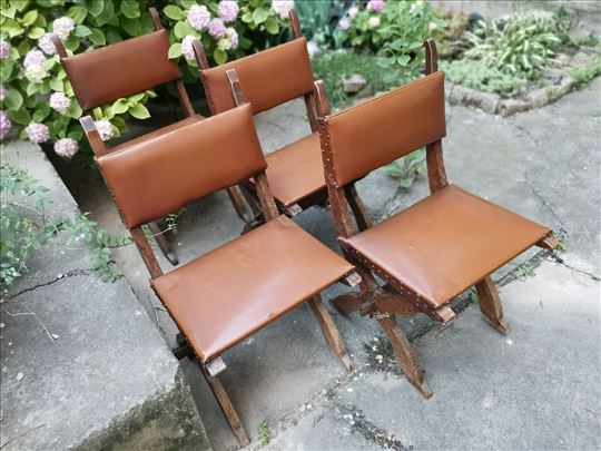 Vintage stolice retke 4 kom