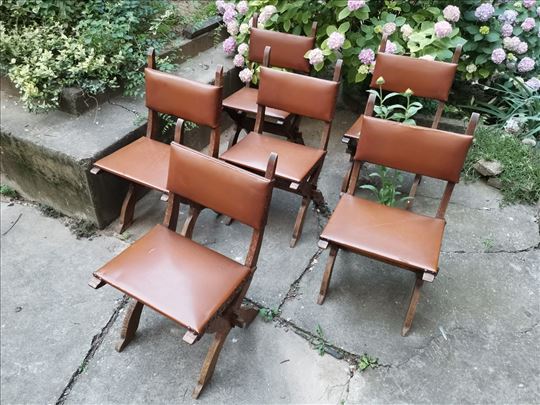 6 vintage retro stolica