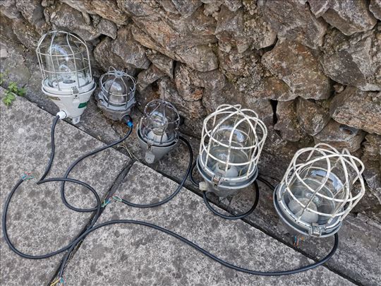 Industrijske lampe visilice 5 kom