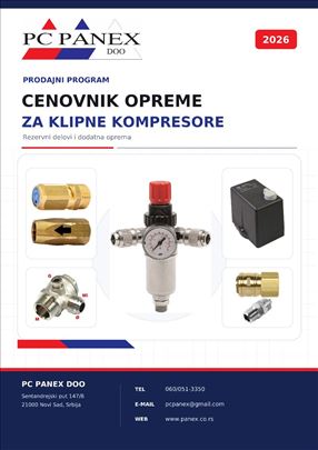 Oprema i delovi za klipne kompresore Italija
