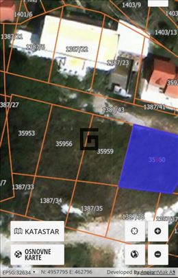 Plac na Zvezdari, 3.36 ari, inf. o lokaciji ID#287