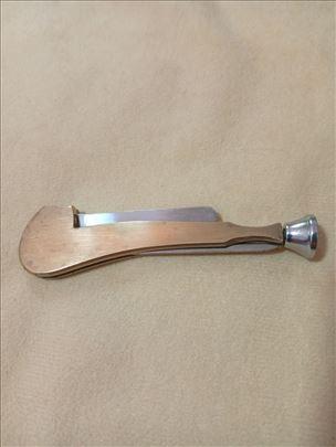 Stari japanski alat za lulu, mesingane korice