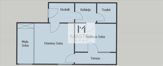 Blok 28, Milutina Milankovića, 56m2 2.5