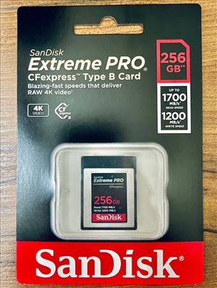 SanDisk ExtremePro Card CFexpress TypeB 256GB