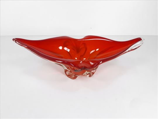 Vintage somerso murano vaza-posuda