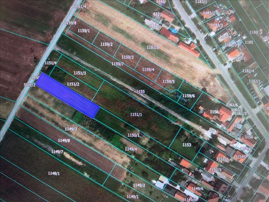Dobanovci, plac za gradnju od 9ari