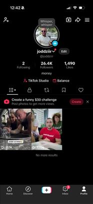 tiktok profil