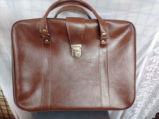Vintage braon poslovna torba / Diplomat tašna (Ret