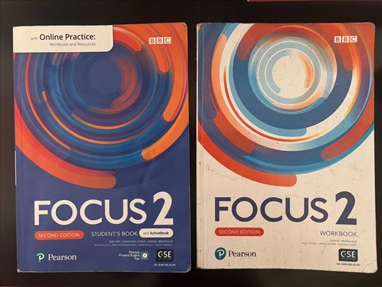 Focus 2, second edition, udžbenik i radna sveska
