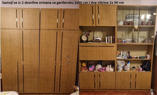 Orman za garderobu sa Regalom
