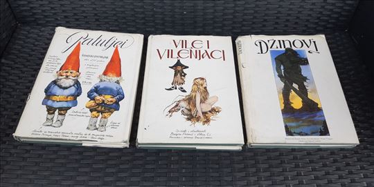 PATULJCI DŽINOVI VILE i VILENJACI komplet 3 knjige