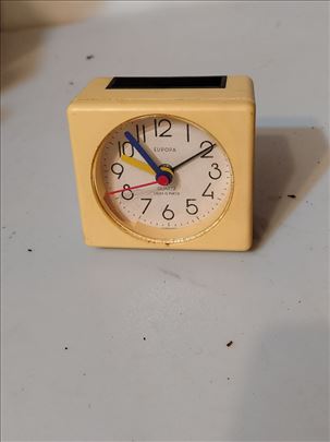 Vintage stoni sat budilnik EUROPA Light-O-Matic (R