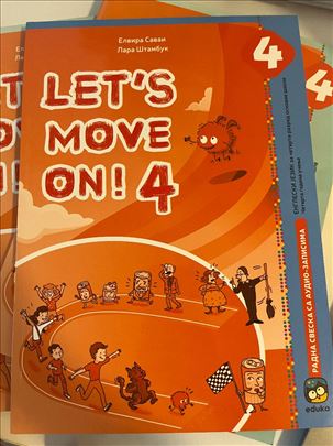 Let’s move on! 4 radna sveska iz engleskog, 4 raz.