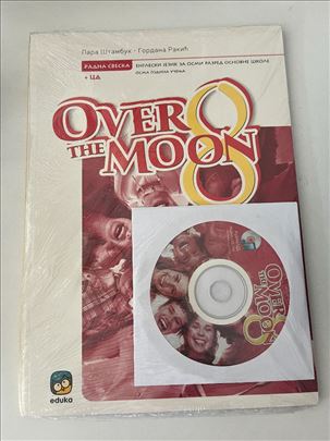 Over the Moon 8, engleski jezik, radna sveska + CD