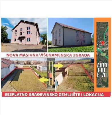 Autoput građ zemlj+nova višenam zgrada 713+21m2
