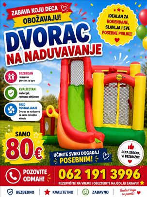 Dvorci na naduvavanje iznajmljivanje