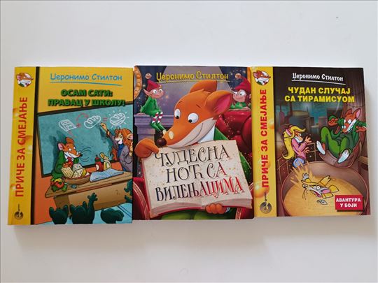 Džeronimo Stilton 3 knjige