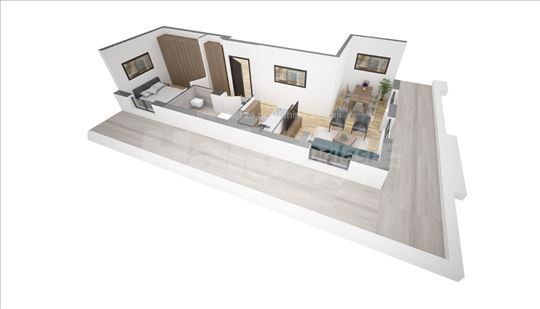 Penthouse –38,17m² +32,72 m² - ODMAH USELJIV
