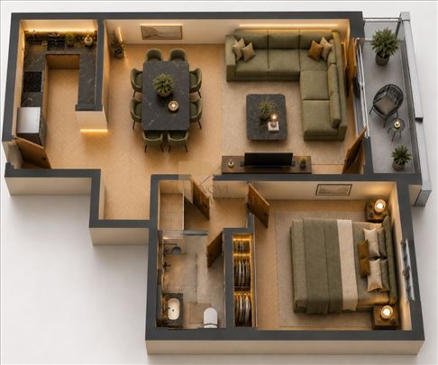 Porta Residence - 2.0 stan u najlepšoj Zemunskoj u