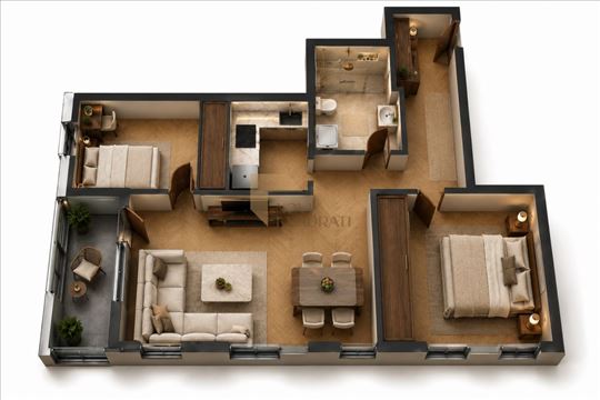 Porta Residence - 2.5 stan u najlepšoj Zemunskoj u