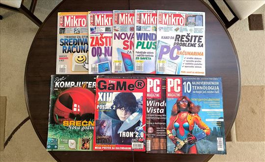 Gamer, Mikro PC World, PC Magazine, Svet Kompjuter
