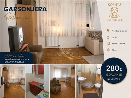 Izdavanje stanova Novi Sad - namešten garsonjera 2
