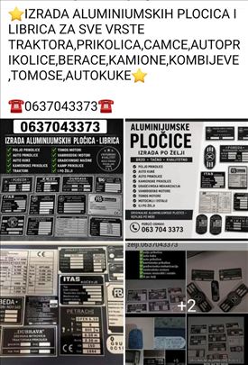 Plocice aluminijum izrada po zelji