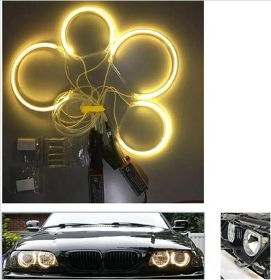 Tipski CCFL Angel Eyes prstenovi BMW e46 ZUTI