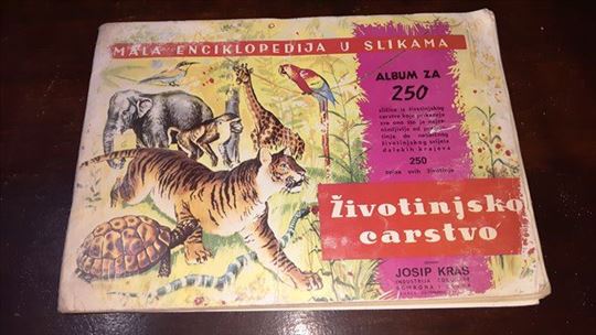 Album za sličice Životinjsko carstvo iz 1959