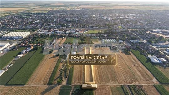 Građevinski plac 7.112 m² u Inđiji (Blok 36)