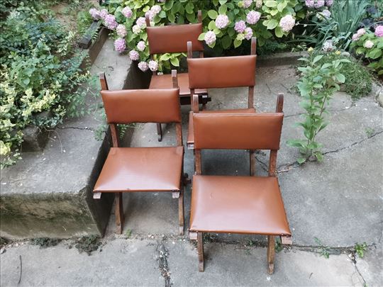 4 vintage stolice