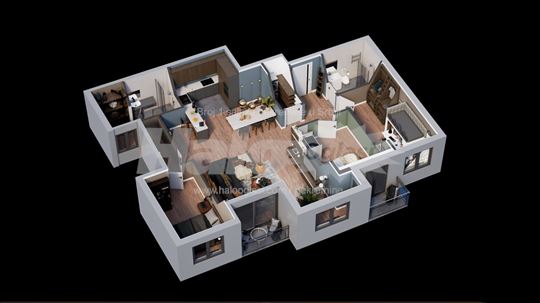 na prodaju stan 115m2 u centru Loznice 