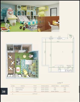Leštane – Radmilovac | Lokal 68 m² | Dva ulaza