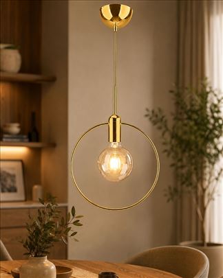 Zlatna viseća lampa – moderan i elegantan dizajn