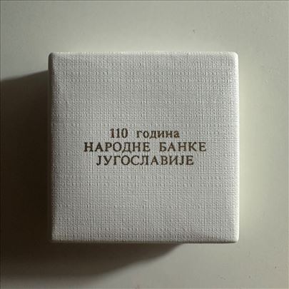 Zlatnik 110 godina Narodne banke Jugoslavije