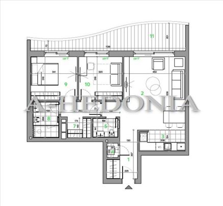 Blok 65, BEL MONDO, izdavanje, nov p. prostor 88m2