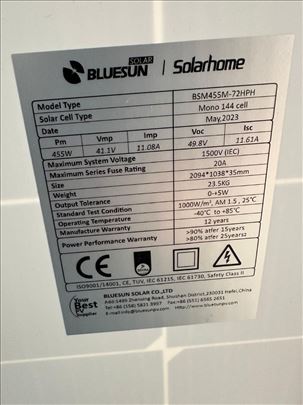 Solarni paneli 445w