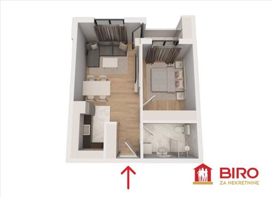 Stan,Novi Sad,Sremska Kamenica,kv: 40.00, ID: 1013