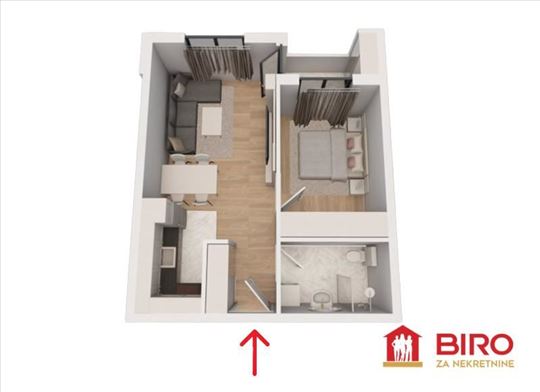 Stan,Novi Sad,Sremska Kamenica,kv: 40.00, ID: 1013