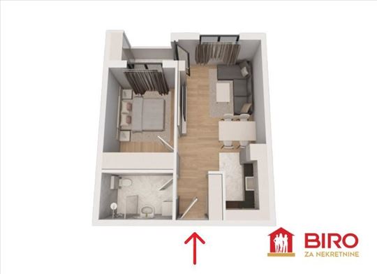 Stan,Novi Sad,Sremska Kamenica,kv: 40.00, ID: 1013