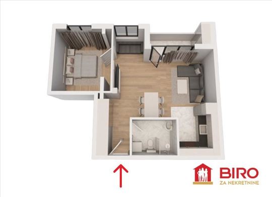 Stan,Novi Sad,Sremska Kamenica,kv: 51.00, ID: 1013