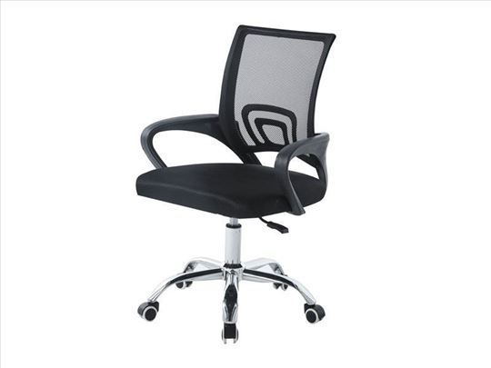 Kompijuterska stolica ergonomska metalno dno novo
