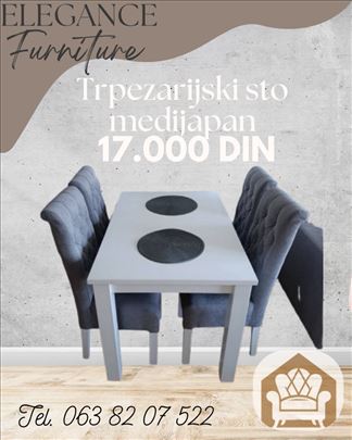 Trpezarijski stolovi (pravougaoni, okrugli)