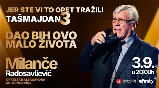 4 VIP karte – Milanče Radosavljević 03.09.2026