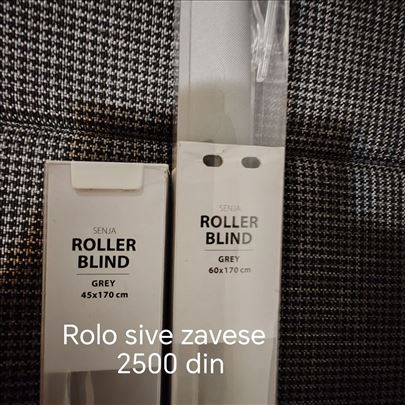 Rolo i zebra zavese NOVO 4 kom